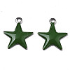 201 Stainless Steel Enamel Charms LS-STAS-N088-14E-1