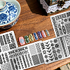 Stainless Steel DIY Nail Art Templates MRMJ-WH0098-062-4