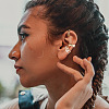 Biyun 9Pcs 9 Style Brass Cuff Earrings EJEW-BY0001-01-7