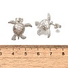 Brass Stud Earrings EJEW-B118-01P-5