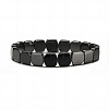 Non-magnetic Synthetic Hematite Beaded Stretch Bracelets for Men FS-WG73B41-07-1