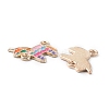 Alloy Colorful Enamel Connector Charms ENAM-CJC0019-01E-2