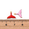 304 Stainless Steel Enamel Charms STAS-Q363-14A-G-3