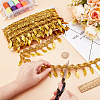 Polyester Fringe Lace Trim Ribbon OCOR-WH0100-61B-3