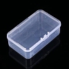 Transparent Plastic Box with Hinged Lid CON-YW0001-43-1