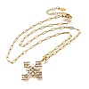 304 Stainless Steel Pendant Necklaces NJEW-H070-04G-4