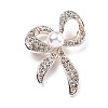 Alloy Rhinestone Brooch for Backpack Clothes JEWB-P046-05C-G-1