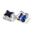 Two Tone Crackle Glass Beads GLAA-Z007-08A-3