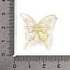 Transparent Acrylic Iridescent Beads OACR-D308-01-3