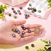 30Pcs 3 Colors Resin Rose Flower Cabochons CRES-TA0001-96-6