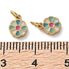 Ion Plating(IP) 304 Stainless Steel Enamel Charms STAS-Q333-08G-01-3