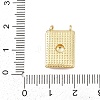 Brass Enamel Pendants KK-L251-01G-D-4