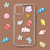 56Pcs 14 Styles Ocean ThemeOpaque Resin Cabochons CRES-HY0001-02-4