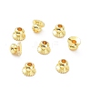 Apetalous Brass Bead Caps KK-K086-20G-2
