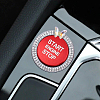 2Pcs Alloy Rhinestone Car Stickers STIC-CN0001-08-7