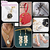 40Pcs 4 Styles Natural Cultured Freshwater Pearl Rice Charms PALLOY-GA00038-6