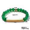 Natural Green Aventurine Stretch Bracelets CL6256-1-1