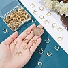 CREATCABIN 50 Pairs Brass Huggie Hoop Earring Findings KK-CN0001-87-4