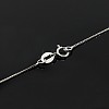 Rhodium Plated 925 Sterling Silver Necklaces STER-M034-38A-4