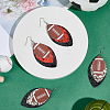 2 Pairs 2 Colors Synthetic Leather Dangle Earrings EJEW-CL0001-01B-4