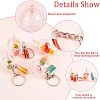 Olycraft DIY Cup Charm Keychain Making Kit DIY-OC0009-31-4