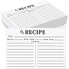 Paper Recipe Card DIY-WH20058-02B-1