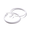 Alloy Big Hoop Earrings for Women EJEW-M201-01F-2