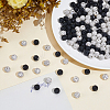 200Pcs 2 Colors Pave Disco Ball Beads RB-PA0001-10B-4