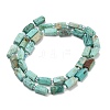 Natural Peruvian Turquoise(Jasper) Beads Strands G-NH0072-E04-01-3