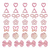 Opaque ABS Plastic Beads FIND-TAC0016-33C-4