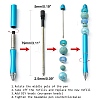 Plastic Beadable Pens AJEW-L082-B02-2