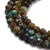 Natural HuBei Turquoise Beads Strands G-G140-A05-01-4