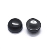 Natural Obsidian Cabochons G-O175-23-12-2