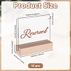 1 Set 12Pcs Transparent Acrylic Guest Reservation Table Number DIY-GO0003-16-2