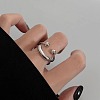 Alloy Smiling Face Finger Rings FS-WG53BEF-01-4