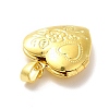 Rack Plating Brass Locket Pendants X-KK-I688-04G-3