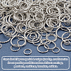 500Pcs 5 Style Iron Soldered Closed Jump Rings IFIN-PH0001-58-6