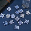 1 Set Glass Cabochons GGLA-YW0001-23-4
