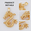 Brass Pendants KK-WH0083-06G-5