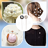 Alloy Rhinestone Flower Long Pins FIND-WH0111-322-6