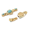 Brass Box Clasps KK-G505-40G-2