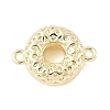 Brass Textured Connector Charms LS-KK-M326-12G-1