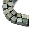 Natural Shoushan Jade Beads Strands G-B155-C03-8x8mm-4