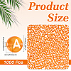 1000Pcs Transparent Acrylic Beads TACR-ME0001-08D-2