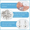 304 Stainless Steel Leverback Earring Findings STAS-SP0001-03A-6