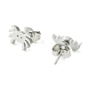 Non-Tarnish Cute Little Animal Theme 304 Stainless Steel Stud Earrings EJEW-B041-04F-P-2