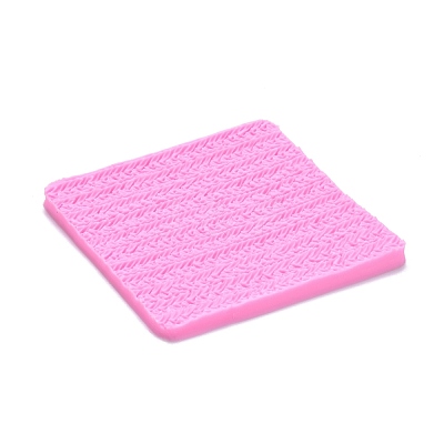 DIY Sweater Stitch Texture Food Grade Silicone Molds DIY-B034-07-1