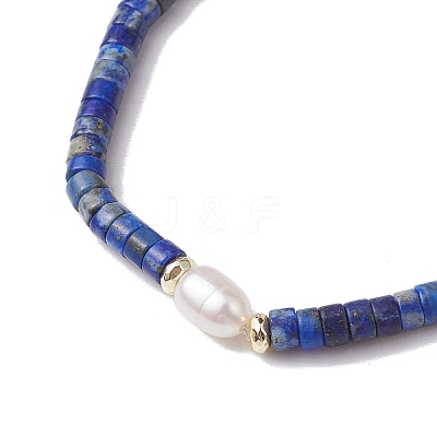Natural Gemstone and Pearl Beads Btacelets BJEW-JB10681-1