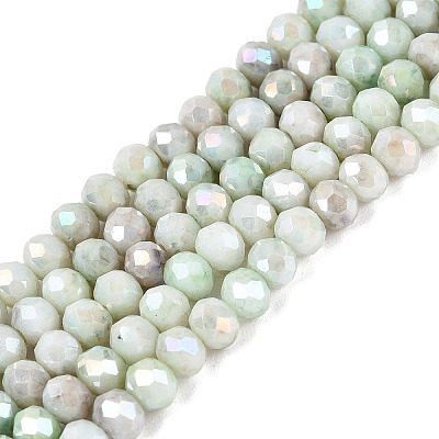 Ombre Effect Dyed Glass Beads Strands GLAA-C023-02-C22-1