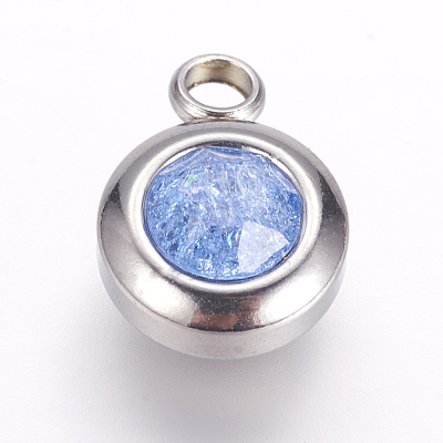 304 Stainless Steel Charms STAS-G133-13A-1